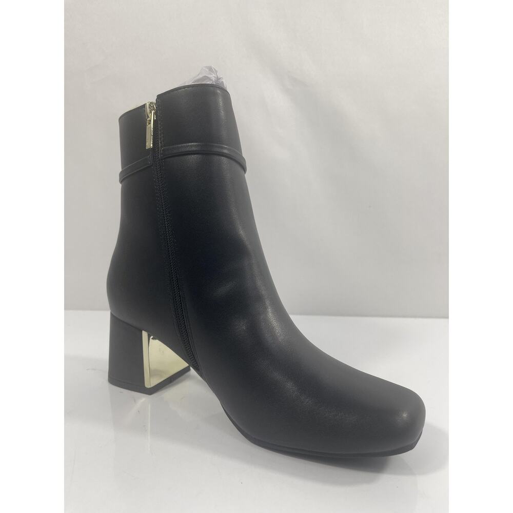 Jones New York Boots Women's Size 7.5M Black Jny-Durling Faux Leather Booties - Picture 9 of 15